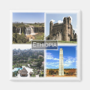 Aimant zET013 ETHIOPIE, Mosaïque, Afrique, Frigo
