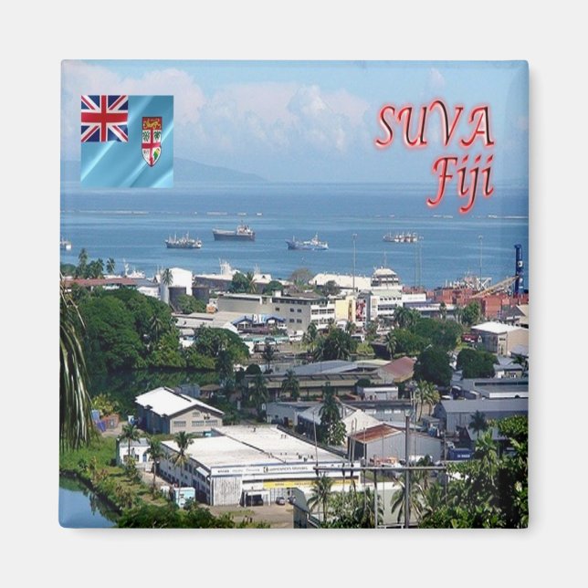 Aimant zFJ009 FIJI, SUVA City, Walu Bay Industrial, Frigo (Devant)
