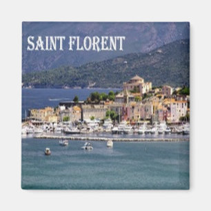 Aimant zFR009 SAINT FLORENT, Corse de Corse, Réfrigérateu