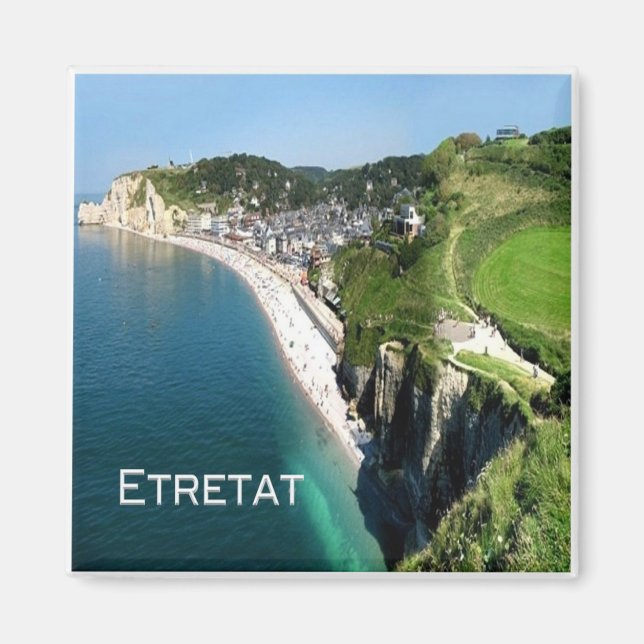 Aimant zFR023 ETRETAT Panorama, Normandie, France (Devant)