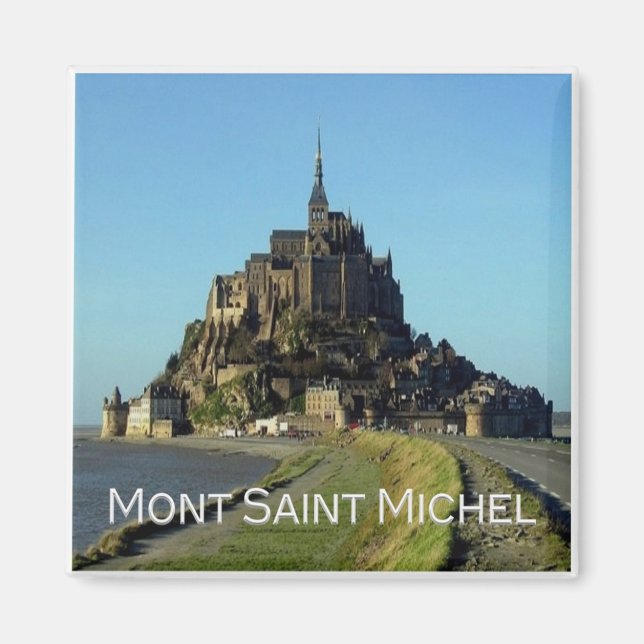 Aimant zFR027 MONT SAINT-MICHEL, Normandie, Réfrigérateur (Devant)
