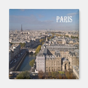 Aimant zFR054 PARIS panorama, France, Frigo