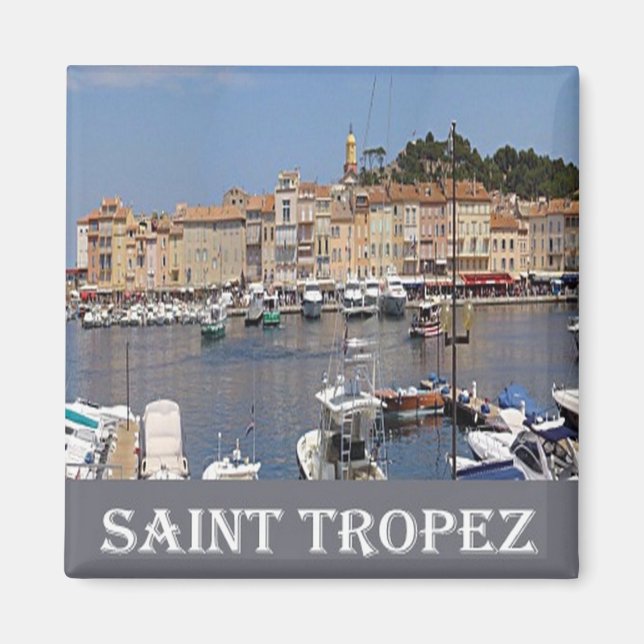 Aimant zFR079 SAINT TROPEZ, Côte d'Azur, Frigo (Devant)