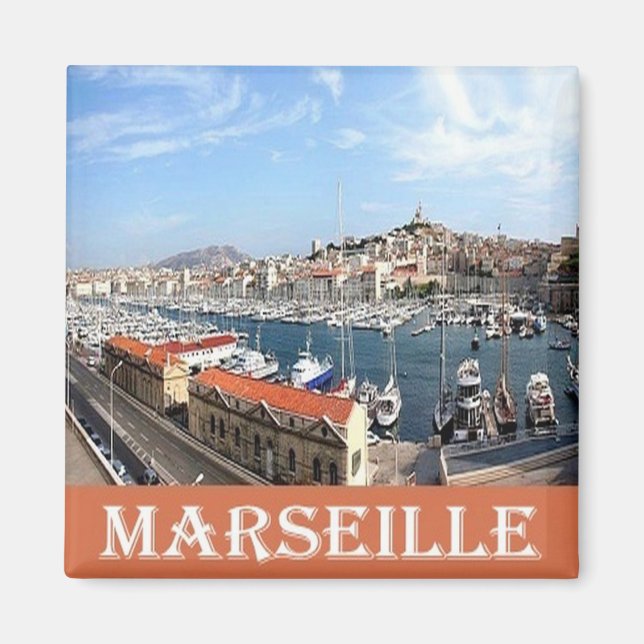 Aimant zFR087 MARSEILLE MARS, Côte d'Azur, Fridge (Devant)