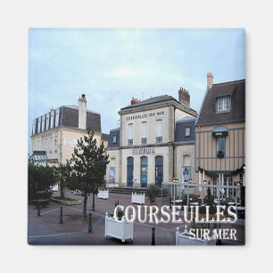 Aimant zFR098 COURSEULLES SUR MER, Côte d'Azur, Fridge