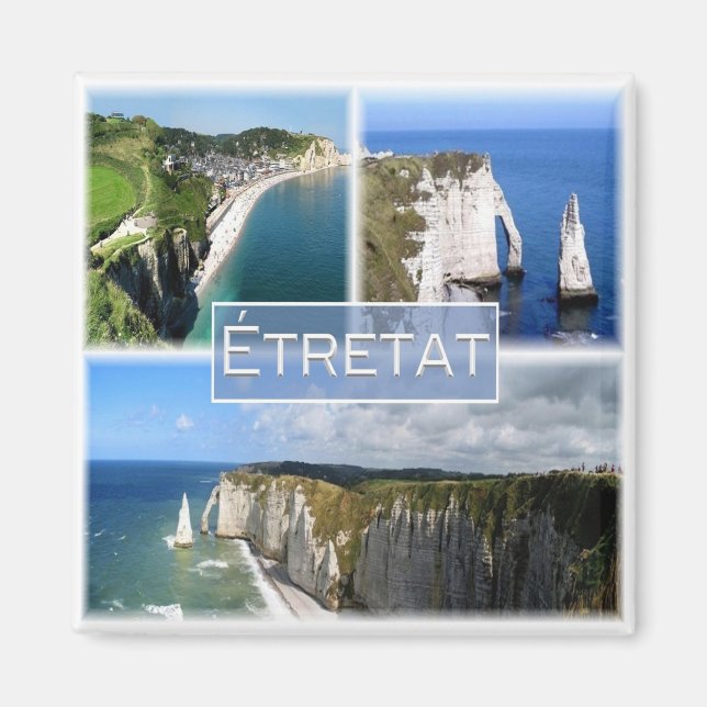 Aimant zFR101 ETRETAT Normandie, Frigo (Devant)