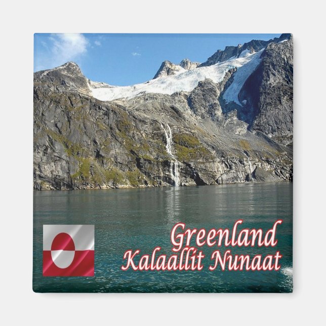 Aimant zGL009 KALAALLIT NUNAAT, Fjord Nuuk, Groenland, (Devant)