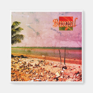 Aimant zGM006 BANJUL, Gambie, Afrique, Réfrigérateur