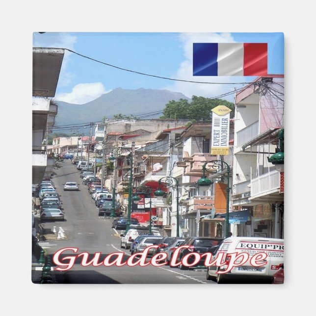 Aimant zGP006 GUADELOUPE, Basse-Terre, Amérique, Frigo (Devant)