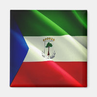 zGQ002 GUINÉE ÉQUATORIALE, Drapeau, Réfrigérateur