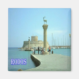 Aimant zGR036 RHODES, Grèce, Fridge