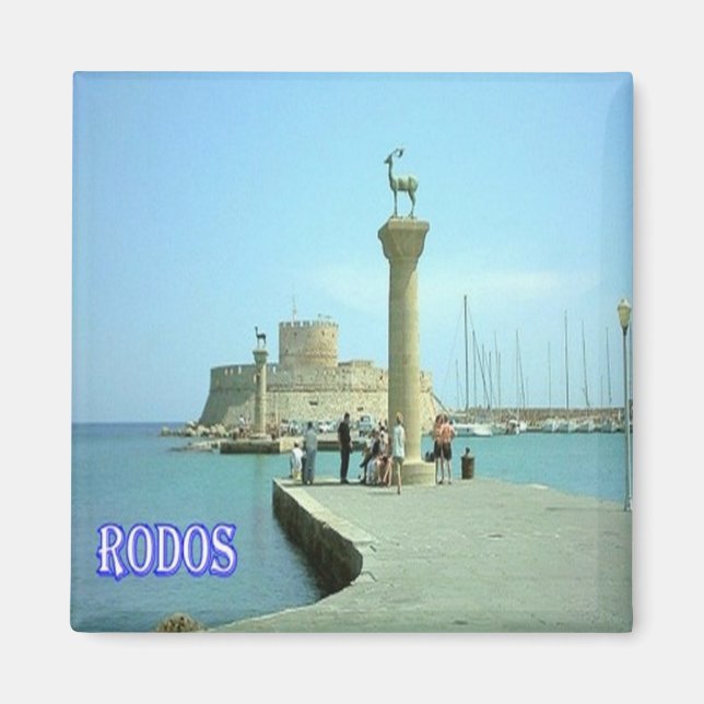 Aimant zGR036 RHODES, Grèce, Fridge (Devant)