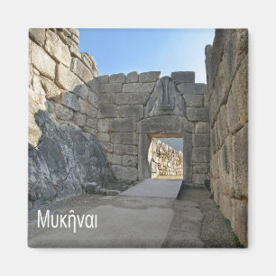 Aimant zGR051 MICENE Grèce, réfrigérateur