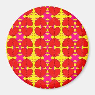 Aimant Zig-n-Zag Coeurs brisés
