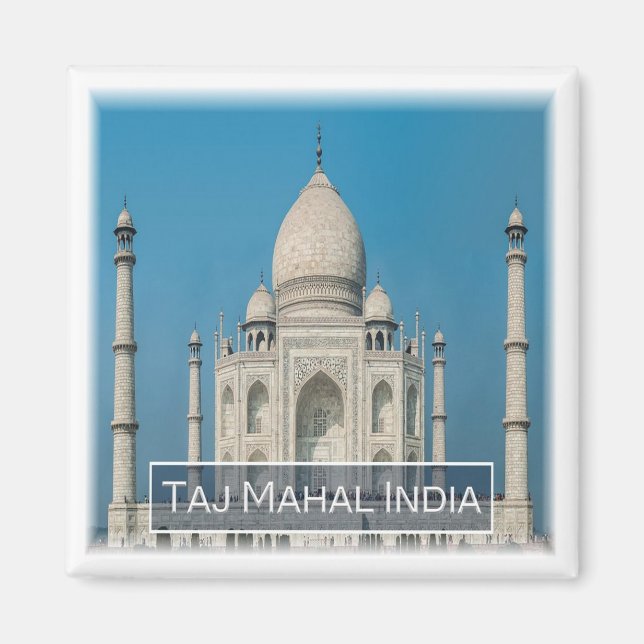 Aimant zIN009 LE TAJ MAHAL, Inde, Asie, Fridge (Devant)