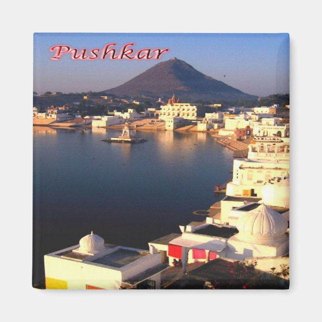 Aimant zIN018 PUSHKAR LAKE, Inde, Asie, Fridge (Devant)