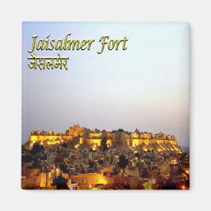 Aimant zIN027 JAISALMER FORT, Inde, Asie, Fridge