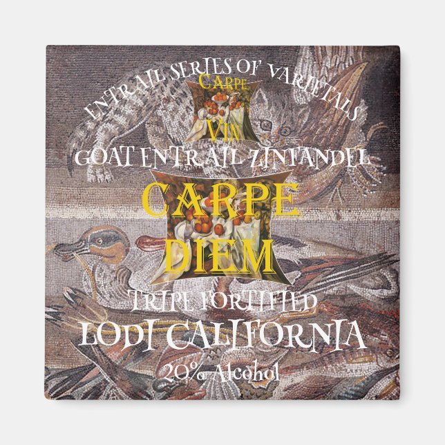 Aimant Zinfandel d'entrailles de chèvre de la tripe de Ca (Devant)