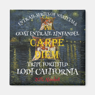 Aimant Zinfandel Tripes de chèvre de Californie 