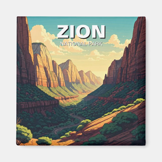 Aimant Zion National Park Utah (Devant)