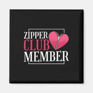 Aimant Zipper Club Membre Sensibilisation aux maladies ca