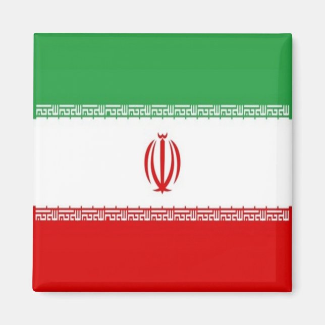 Aimant zIR001 Iran FLAG Iran, Fridge (Devant)