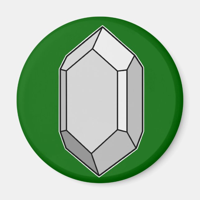 Aimant Zircon Crystal Géologie (Devant)