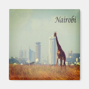 Aimant zKE017 NAIROBI, Kenya, Afrique, Réfrigérateur