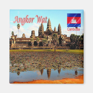 Aimant zKH005 ANGKOR WAT, Cambodge, Asie, Frigo