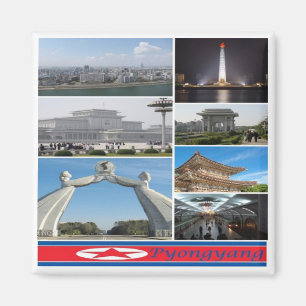 Aimant zKP003 PYONGYANG, Corée du Nord, Fridge