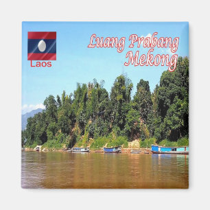 Aimant zLA012 MEKONG Luang Prabang, Laos, Asie, Frigo