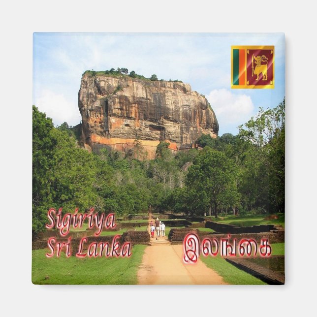 Aimant zLK007 SIGIRIYA ROCK FORTRESS, Sri Lanka, Fridge (Devant)