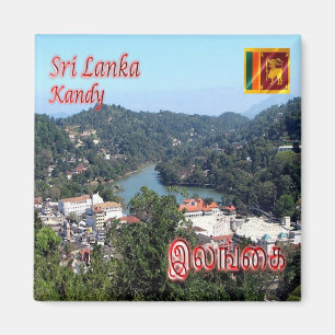 Aimant zLK010 KANDY LAKE, Sri Lanka, Asie, réfrigérateur