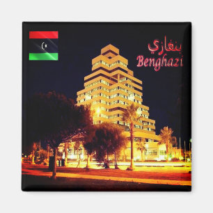 Aimant zLY004 BENGHAZI, Libye, Afrique, Fridge