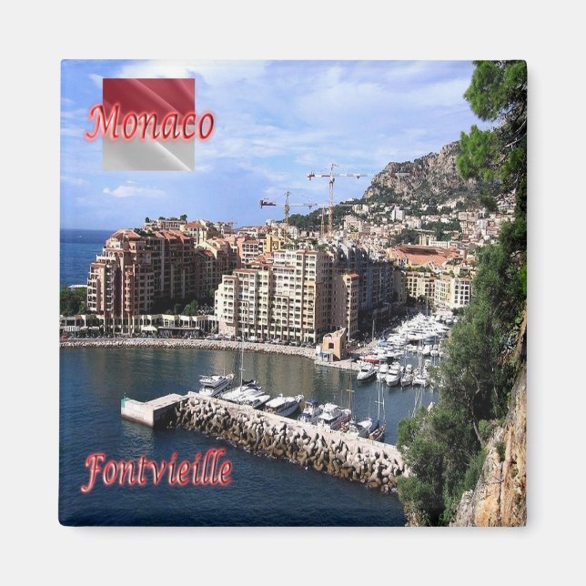 Aimant zMC009 FONTVIEILLE, Monaco, Frigo (Devant)