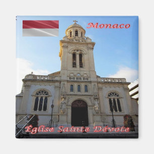 Aimant zMC022 Monte Carlo, CHURCH SAINTE-DÉVOTE, Fridge