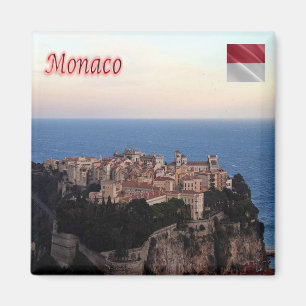Aimant zMC023 VILLE MONACO wiew, réfrigérateur
