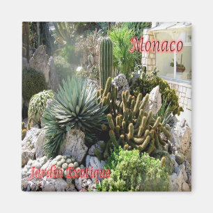 Aimant zMC046 JARDIN EXOTIQUE, Monaco, Frigo