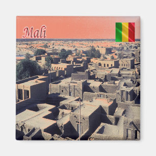 Aimant zML011 MALI, Tombouctou, Afrique, Réfrigérateur