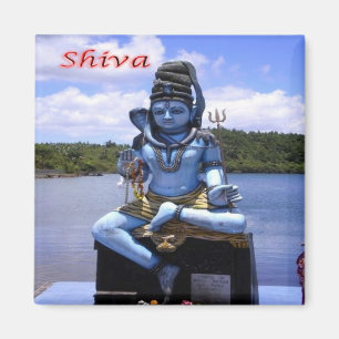 Aimant zMU004 MAURITIUS, God Shiva, Afrique, Frigo