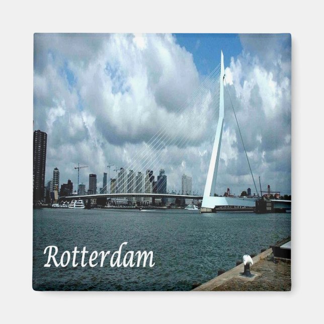 Aimant zNL013 ROTTERDAM, Pays-Bas, Europe, Frigo (Devant)