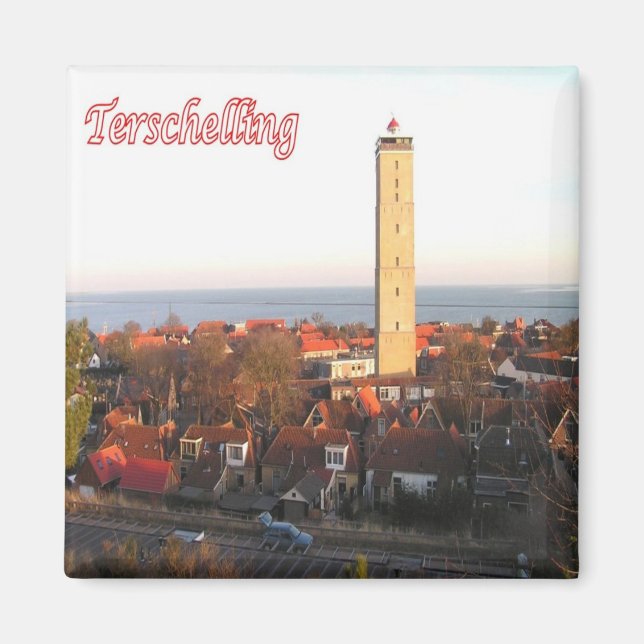 Aimant zNL019 TERSCHELLING Îles frisonnes néerlandaises,  (Devant)