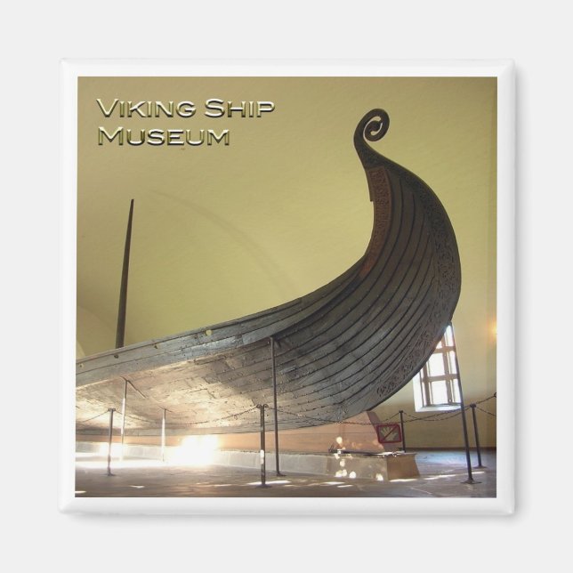 Aimant zNO031 VIKING SHIP MUSEUM, Norvège, Europe, Fridge (Devant)