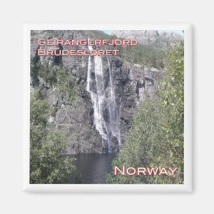 Aimant zNO124 GEIRANGERFJORD BRUDESLØRET, Norvège, Fridge