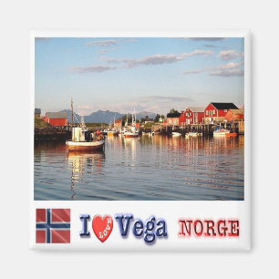 Aimant zNO147 VEGA "ILove", Norvège, Europe, réfrigérateu