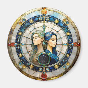 Aimant Zodiac - Gemini Les Jumeaux