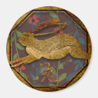 Zodiac Rabbit avec symbole chinois