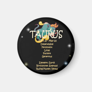 Aimant Zodiaque de Taurus