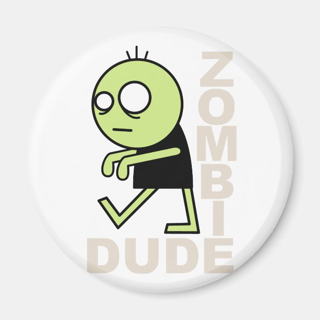 Aimant Zombie Dude (Devant)
