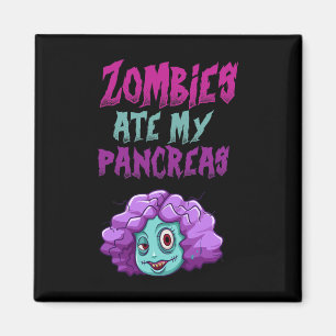 Aimant Zombies Mangez Mes ancêtres T1d Type 1 Diabète Fil